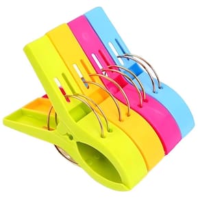 Prendedor Clipe p/ Roupas 4 Peças 15*2.5cm N240252-3 -Quanhe