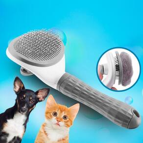 Escova Tira Pelos Para Pets Gatos E Cães Removedor