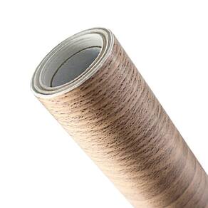 Papel De Parede Pvc Adesivado 05 Mts X 45Cm Madeira Escura