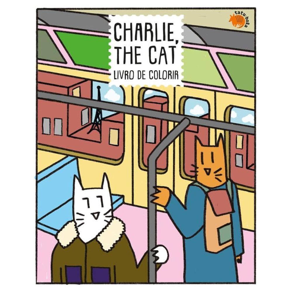 Charlie, The Cat: Livro De Colorir