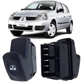 Botao Interruptor Vidro Elétrico 5 Pinos Clio 2003 A 2011
