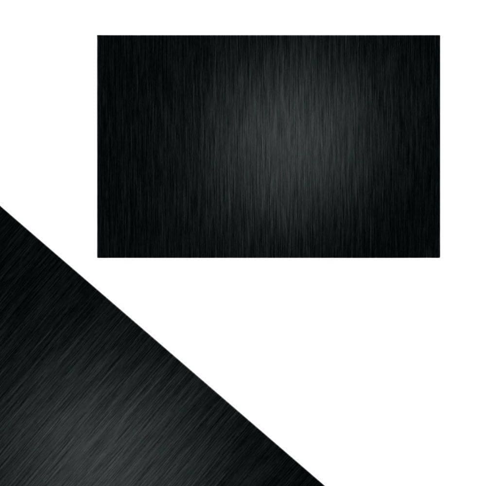 Papel De Parede Adesivado 45Cm X 05 Metros Pvc Preto Rajado