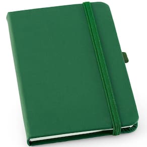 Caderneta 9X14Cm 80 Folhas Pautadas Tract Topget - Verde