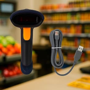 Leitor Código Barras Scanner Laser Rápido Usb 1D