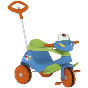 Velobaby Passeio & Pedal Azul/Verde/Laranja - 356 - Bandeirantes