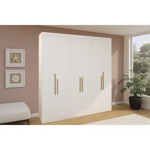 Guarda Roupa Casal 6 Portas e 2 Gavetas PH 1804 Branco - Herval