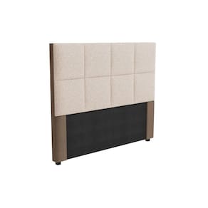 Cabeceira Cama Box Estofada Queen CAB011 - Linho Compose Capuccino - Kappesberg