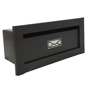 Caixa De Frente Inox Moderna 17 Cm X 36 Cm - Preto