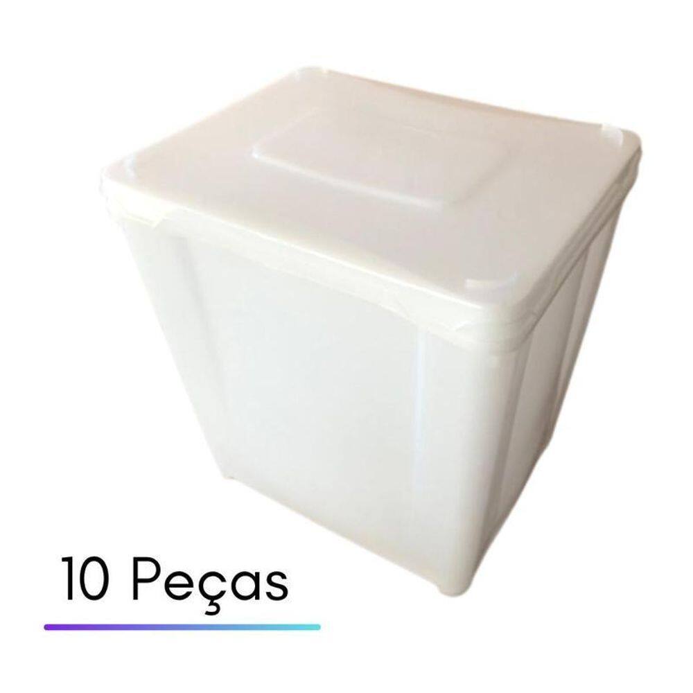 Pote Sorvete De 10 Lts - Kit 10 Peças