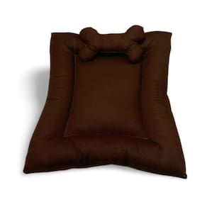 Almofadão Nica Premium Com Ossinho Para Cães E Gatos -Marrom