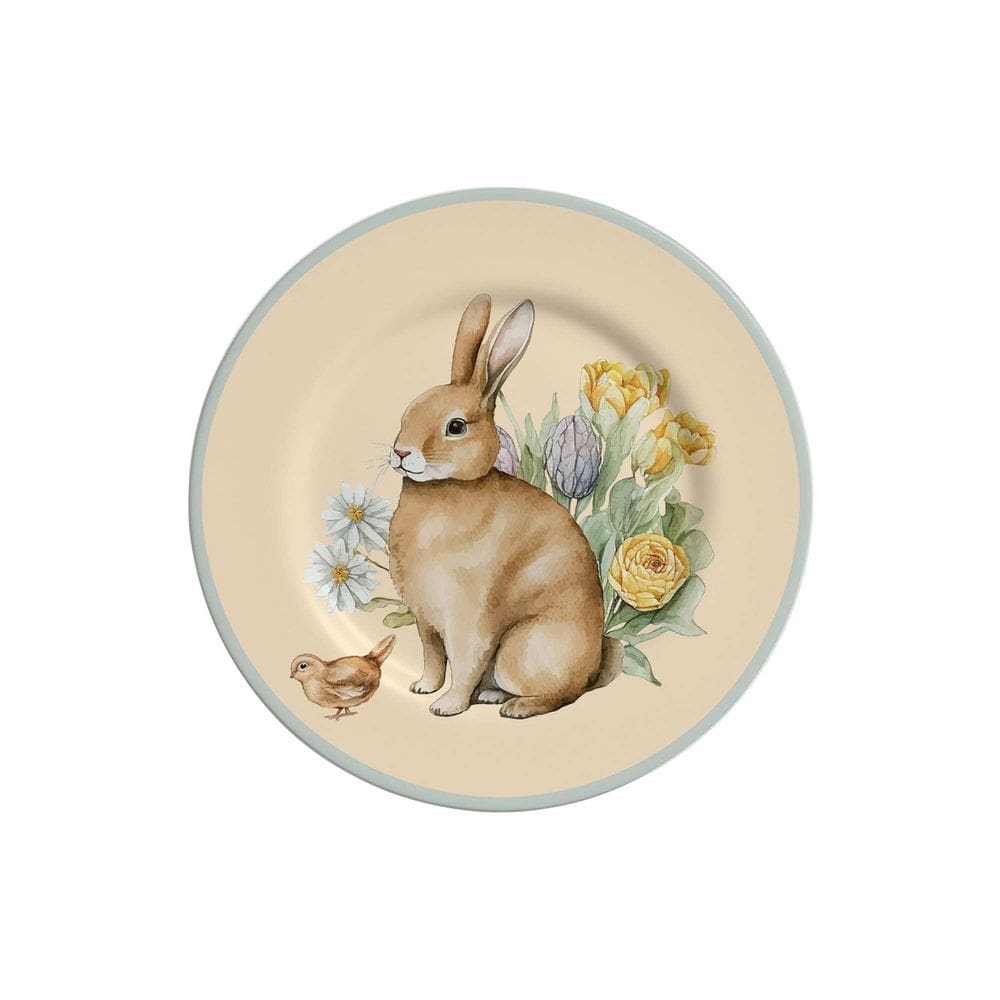 Conjunto Com 6 Pratos De Sobremesa Easter Colors 21Cm