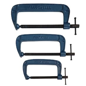 Kit 3 Grampos Sargento Tipo C 150 A 250Mm Para Marceneiro