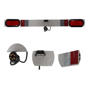 Régua Sinalizadora Blindada Transbike Luz Led Rubi