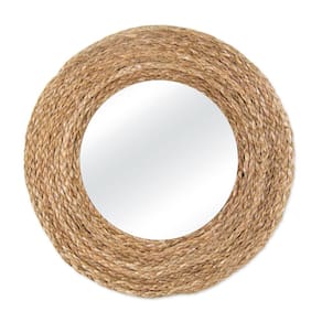Espelho Decorativo Corda Taipa 50 Cm Redondo
