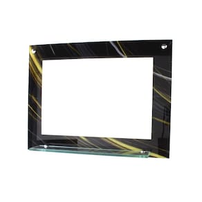 Espelho Banheiro Prateleira 60Cm X 45Cm Mármore Preto