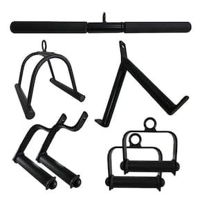 Puxador Musculação Kit Crossover Academia 7 Peças