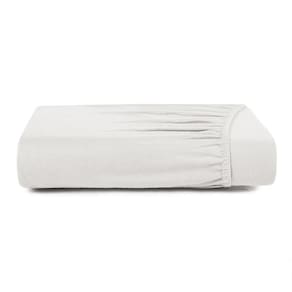 Lençol com Elástico King Altenburg Malha Fio Penteado 100% Algodão Branco
