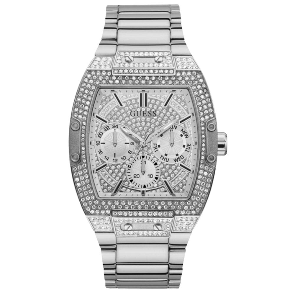 Relógio GUESS GW0094G1 de quartzo analógico para homens com aço inoxidável