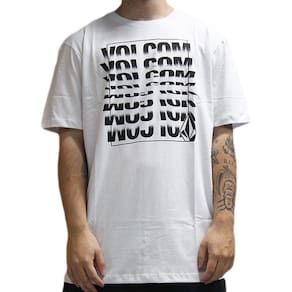Camiseta Volcom Flip Thru WT25 Masculina Branco