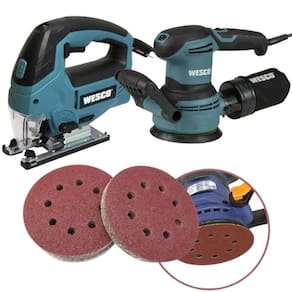 Lixadeira Orbital 400w Ws4265 + Serra Tico Tico 850w Wesco