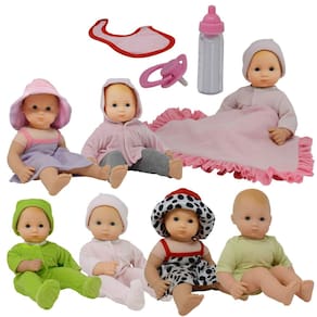 Conjunto de roupas de boneca para bonecas recém-nascidas com acessórios