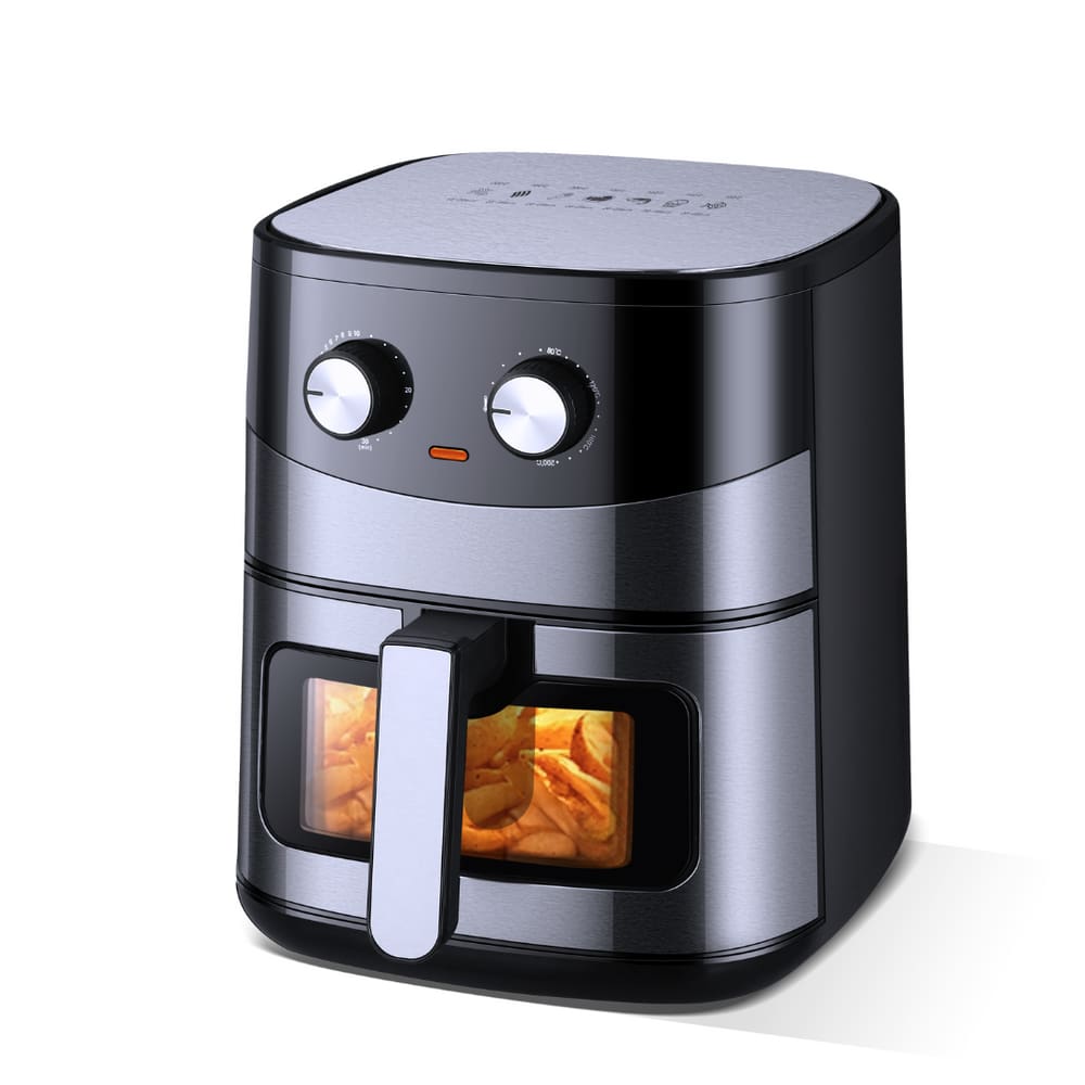 Air Fryer 6L 1500W 220V Preta Kaza+ Fritadeira Sem Óleo
