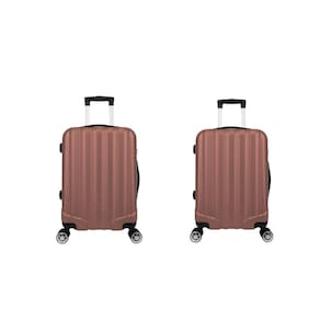 Kit Mala de Viagem abs 2 peças Adventure e Action Fortt Rose - MAB01-RE