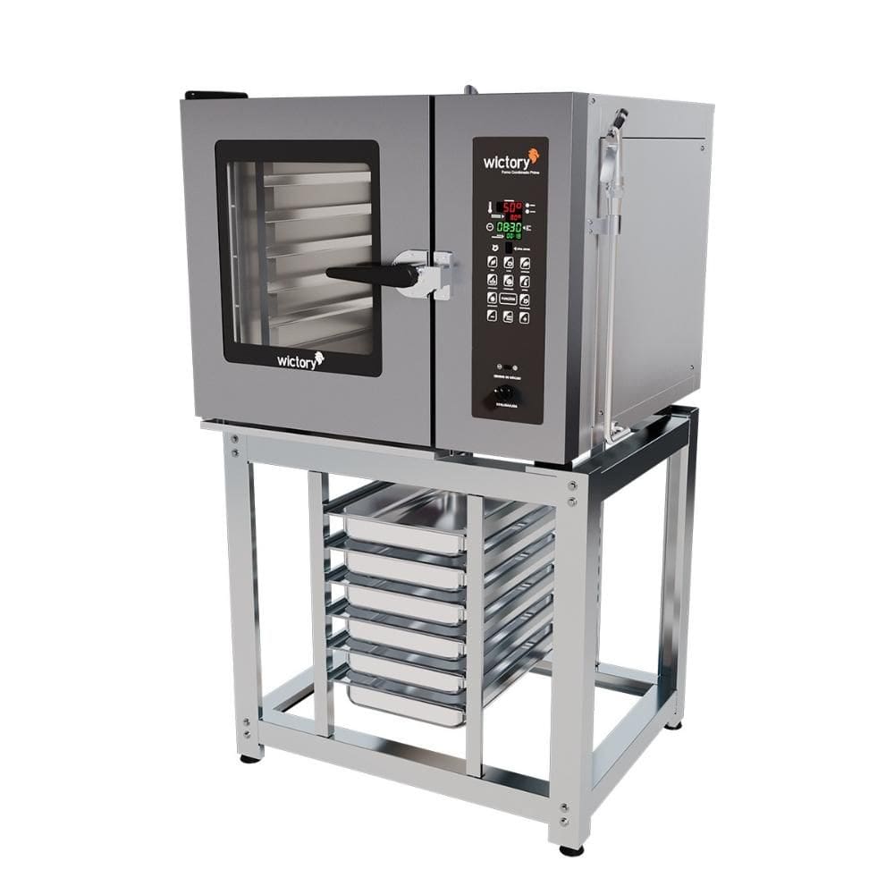 Forno Combinado Eletetrico 5 Cubas Wcp-05 Prime Cavalete 220V - Wictory