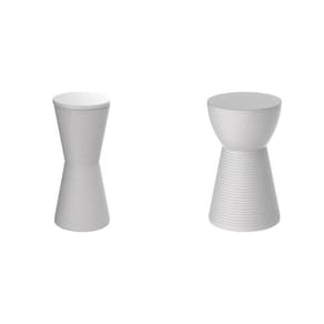Conjunto com 2 Banquetas - Dub/ Sili Branco