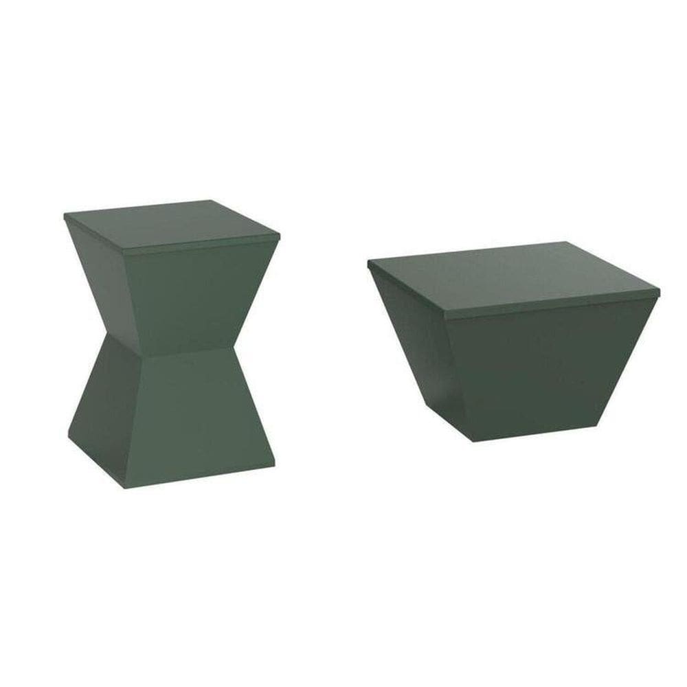 Conjunto com 2 Banquetas - Nitro/neo Verde Alecrim