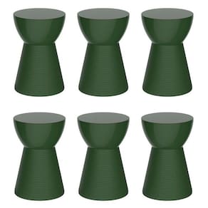 Conjunto com 6 Banquetas Sili Verde Alecrim