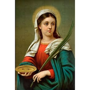 Quebra-Cabeça Religiosas De Deus Santa Luzia De 300 Peças