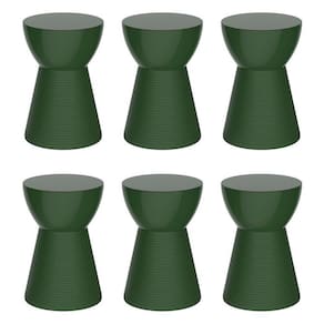 Conjunto com 6 Banquetas Sili Verde Alecrim