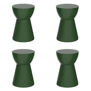 Conjunto 4 Unidades Banqueta Sili Verde Alecrim
