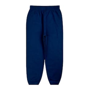 Calça Moletom Infantil Flanelada Escolar Básica Com Punho