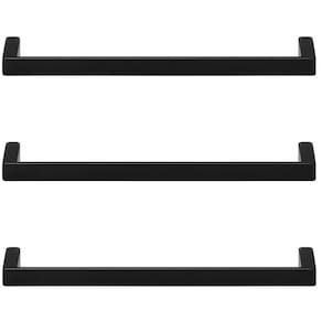 Kit 3 Puxadores Torralba Alça para Móveis 20cm Preto Fosco Oeiras Armários Gavetas