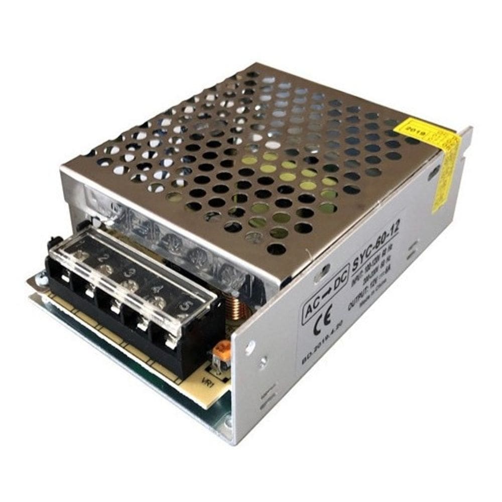 Fonte de Alimentação 12V 5A 60W Marca ZEM