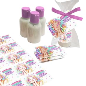 Kit 25 Mini Hidratantes Lembrancinhas Autocuidado Mimo para Clientes Cuide-se