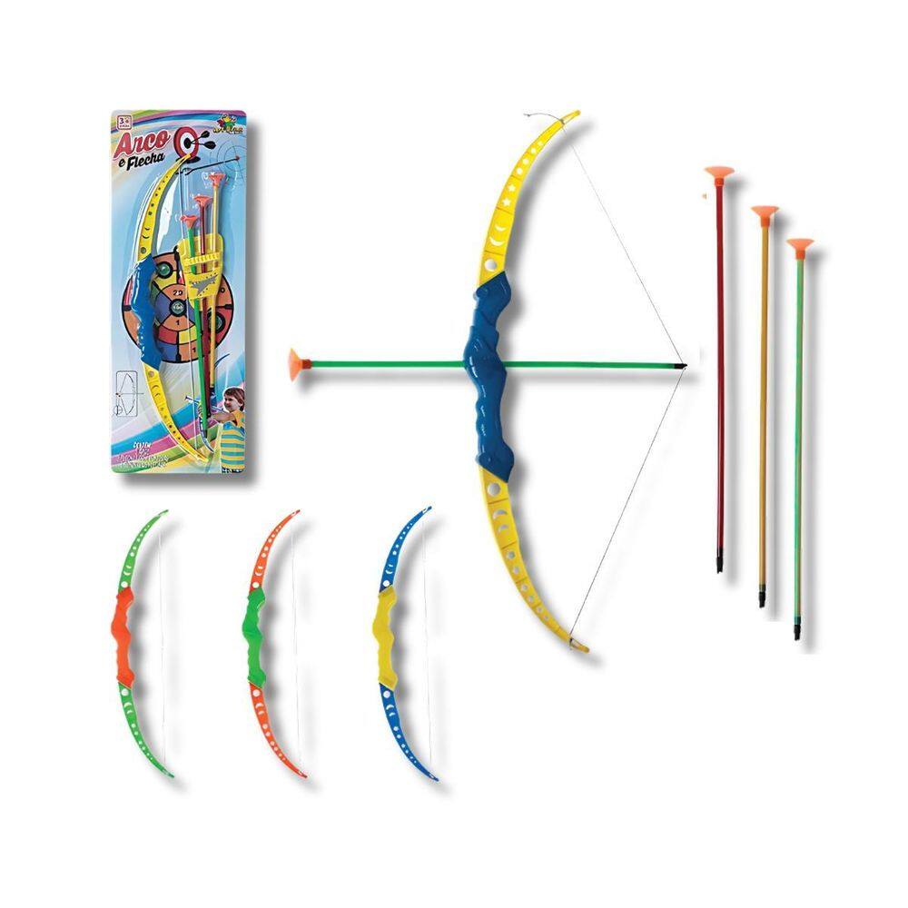 Brinquedo Arco E Flecha Com 03 Flechas Ventosas | Casas Bahia