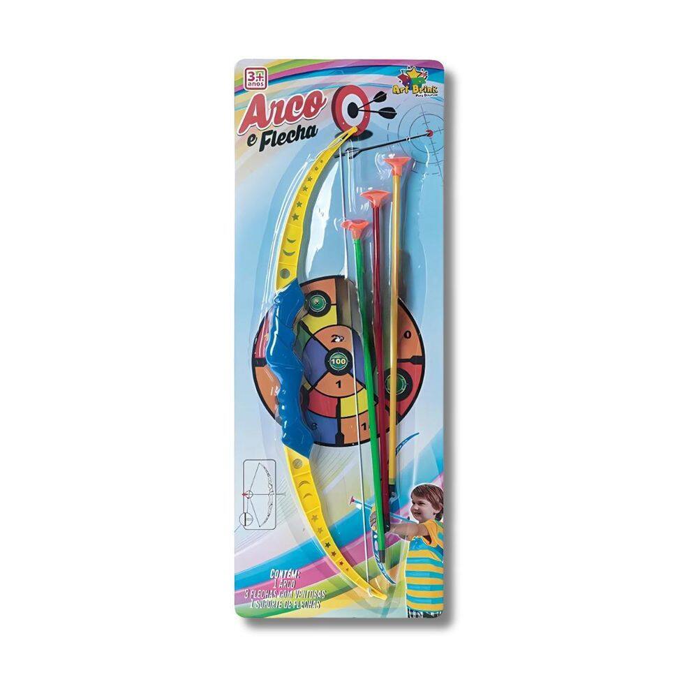 Brinquedo Arco E Flecha Com 03 Flechas Ventosas | Casas Bahia
