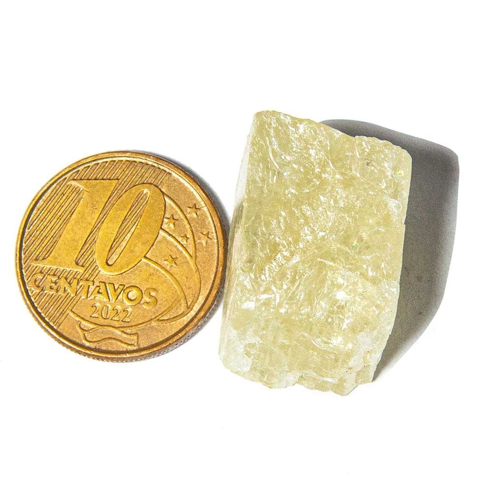 Espodumena Verde 4 a 10g Fonte Lítio Natural Bruta Tipo B