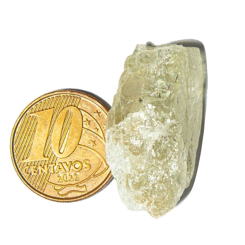 Espodumena Verde 3 a 10g Fonte Lítio Natural Bruta Tipo A