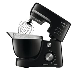 Batedeira Planetária Mondial Special Line B48BSL Preto com Inox 220V