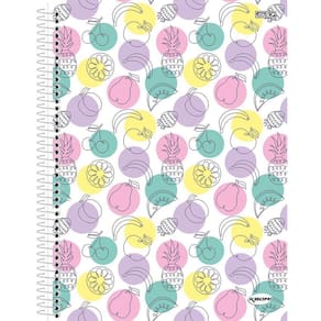 Caderno Univ. 10 Matérias Kbom 200Fls Capa 14 - São Domingos