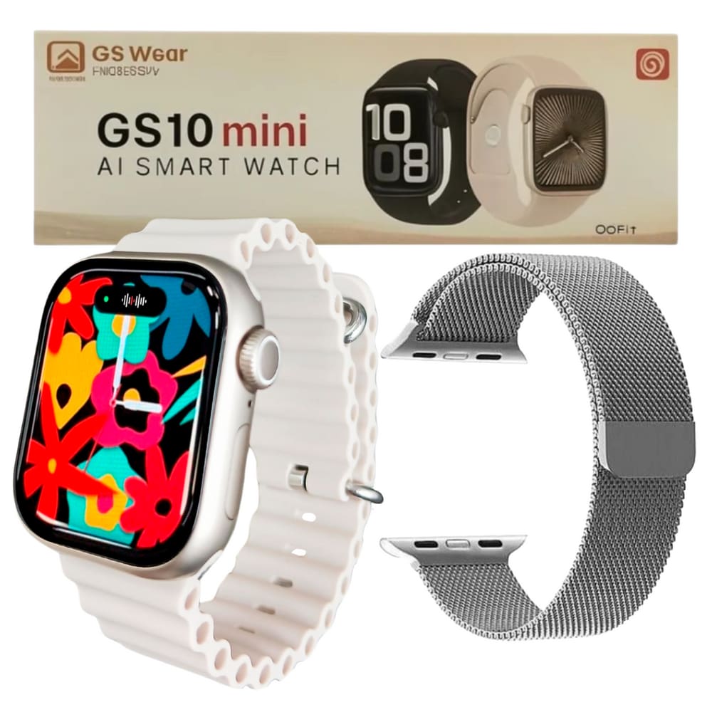 Relógio Smartwatch Gs10 Mini 41mm Series 10 Amoled 2 Pulseiras