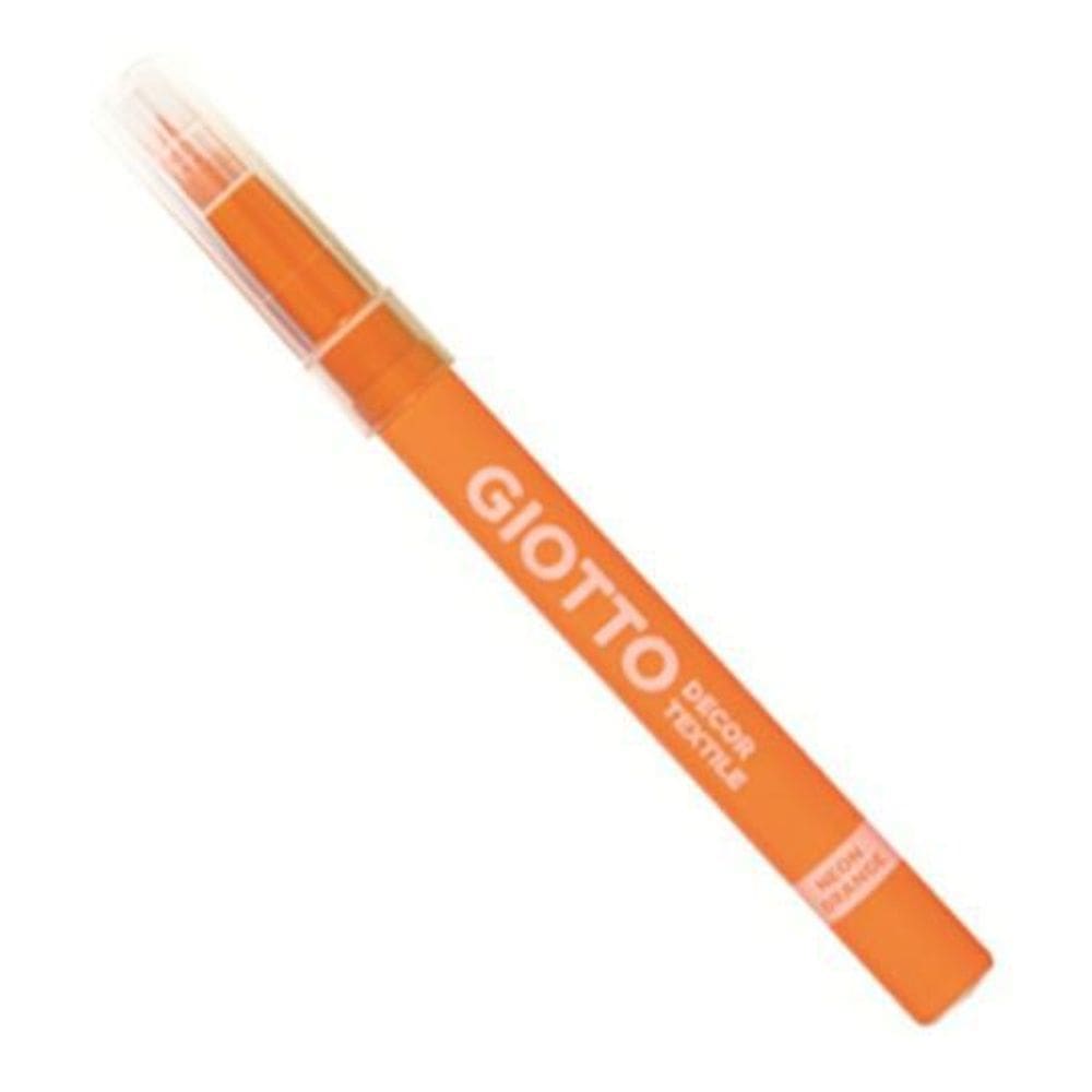 Caneta Permanente Para Tecido Textil Marker - Laranja