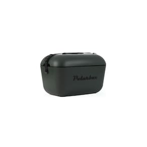 Bolsa Térmica Cooler Retrô Com Alça Em Couro 12 Litros - Floresta Verde