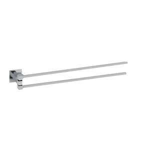 Suporte Porta Toalhas Articulado 30cm Quadrado Cromado Retro