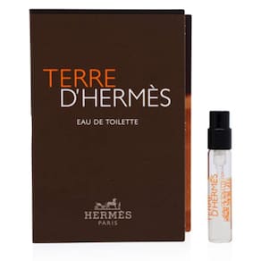 Frasco de spray de 2 ml de perfume Hermes Terre D`Hermes EDT para homens