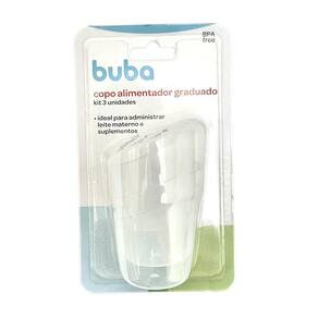 Copo Alimentador Graduado Buba 15658 Kit C/3 Unid.